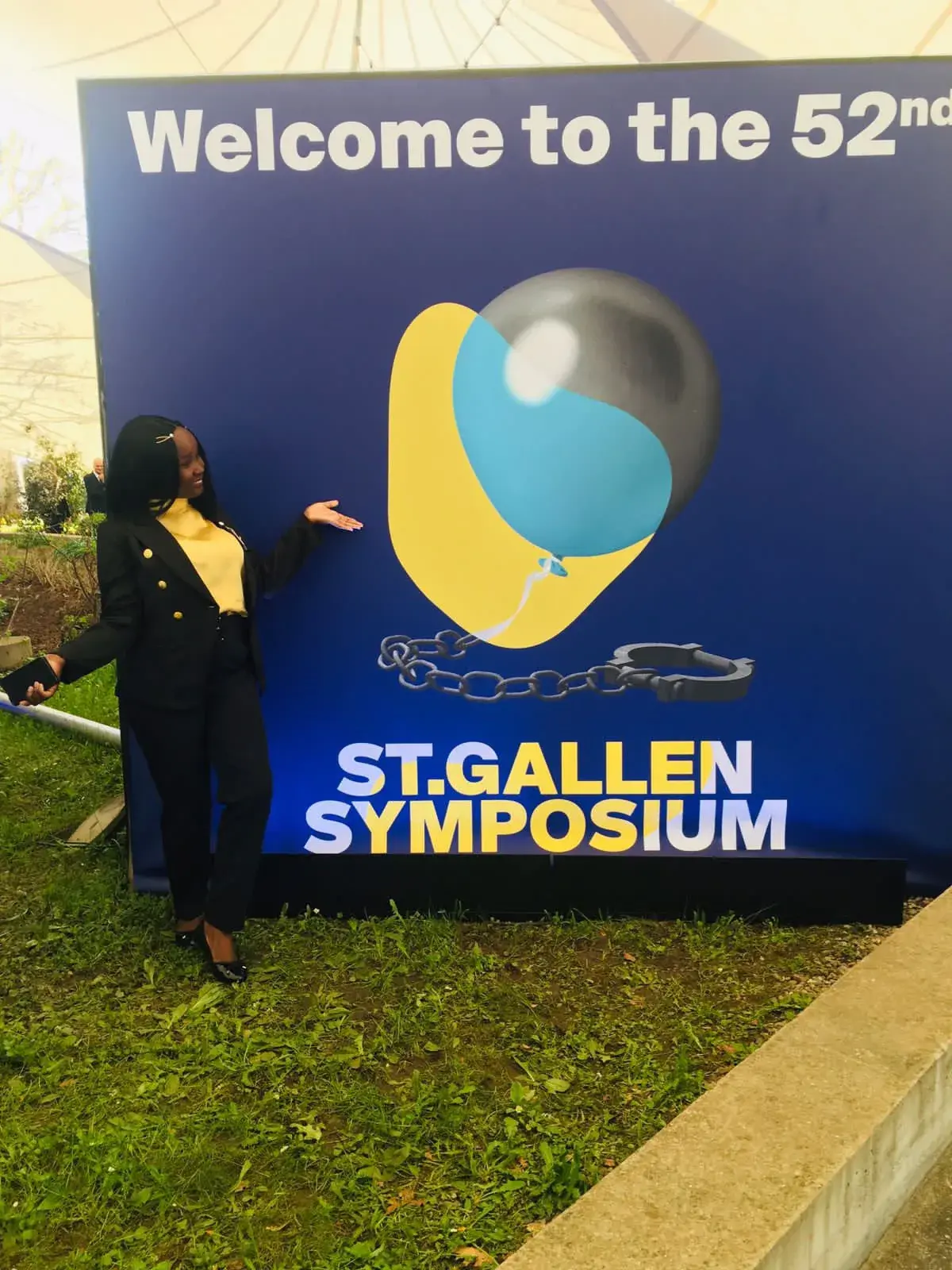 Ruth Nanjala at the 52nd St. Gallen Symposium